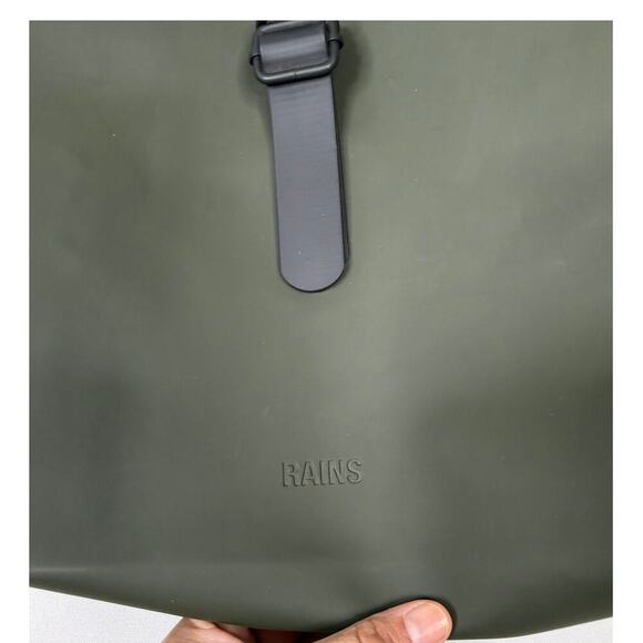 Rains Green RuckSack Waterproof Backpack Great For Commuting main image 5